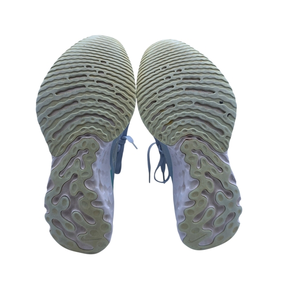 Nike React Infinity Flyknit Womens Size 9 Gray White Teal Running Shoes - Picture 7 of 8